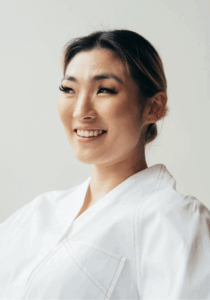 Asian woman with beautiful teeth & smile
